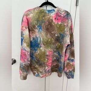 Paint swirl sweatshirt